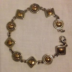 Retired James Avery Silver & 14k Circles & Squares
